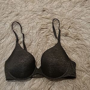 Victoria secret uplift semi demi womens black bra size 34c‎